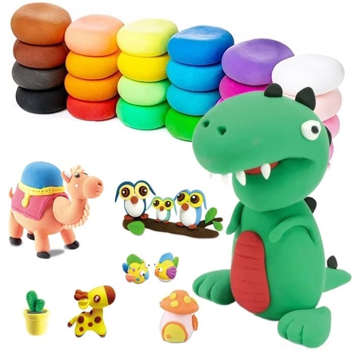 Magiczna plastelina piankowa - 12 elementów